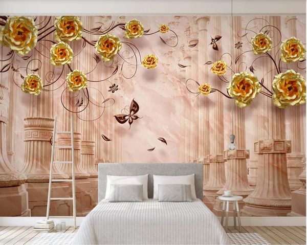 3d room wallpaper custom p mural floral roman column fantasy floral gold home decoration rose tv background wall wallpaper for walls 3 d
3d room wallpaper custom p mural floral roman column fantasy floral gold home decoration rose tv background wall wallpaper for walls 3 d