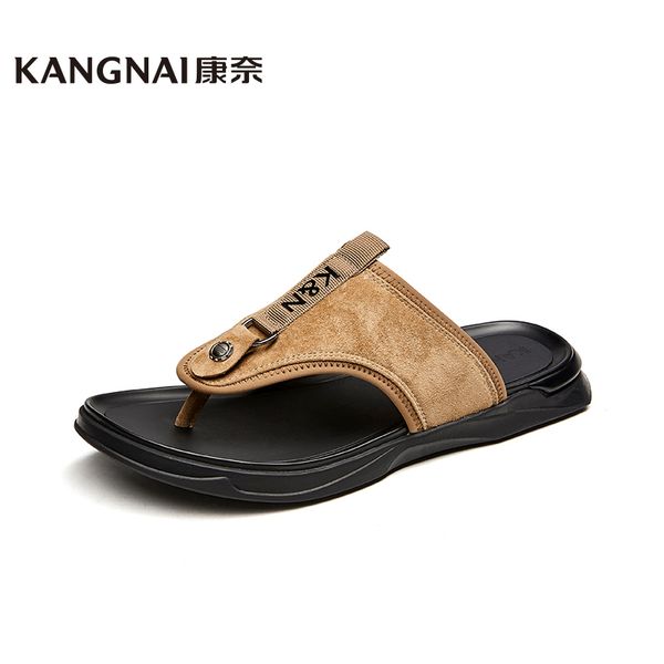 kangnai men slippers outside pigskin beach flip flops rome t-strap casual man shoes summer, Black
kangnai men slippers outside pigskin beach flip flops rome t-strap casual man shoes summer, Black