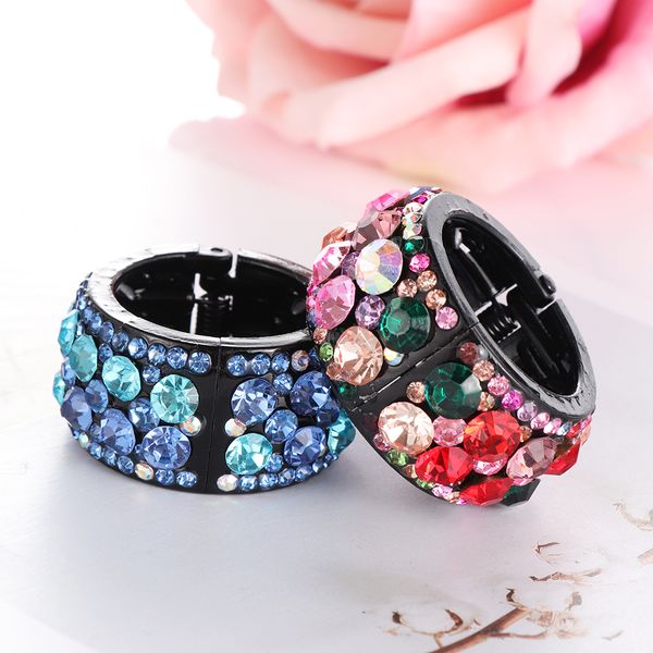 women fashion hair clips for hair plastic crystal gum ponytail ring buckle holder accessories hairpin, Golden;silver
women fashion hair clips for hair plastic crystal gum ponytail ring buckle holder accessories hairpin, Golden;silver