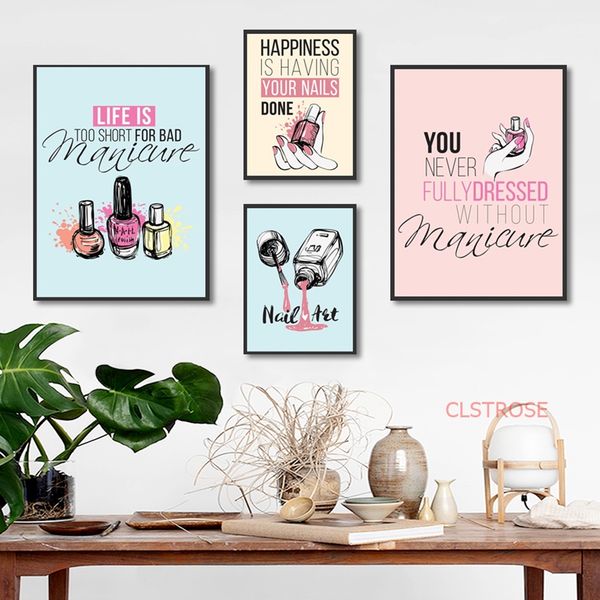 cartoon nail polish quotes wall art canvas painting nordic posters and prints art salon wall pictures for girl bedroom decor
cartoon nail polish quotes wall art canvas painting nordic posters and prints art salon wall pictures for girl bedroom decor