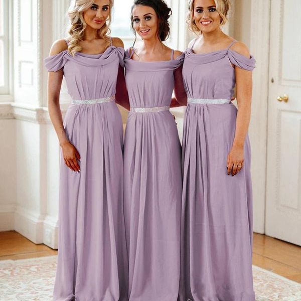 country purple plus size bridesmaid dresses a line spaghetti straps chiffon maid of honor dress party gowns wedding guest dress with sashes, White;pink
country purple plus size bridesmaid dresses a line spaghetti straps chiffon maid of honor dress party gowns wedding guest dress with sashes, White;pink
