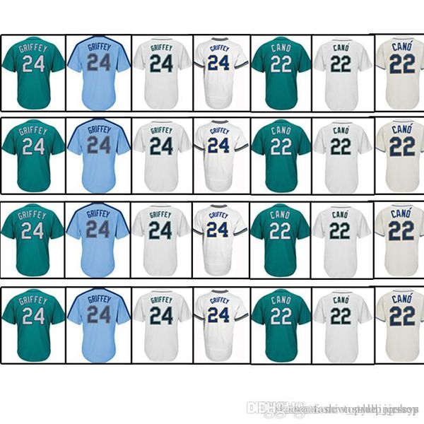 Seattle 22 Robinson Cano Mariners jersey 24 ken jr men cool base Retro Baseball Jersey Embroidery Logos
Seattle 22 Robinson Cano Mariners jersey 24 ken jr men cool base Retro Baseball Jersey Embroidery Logos