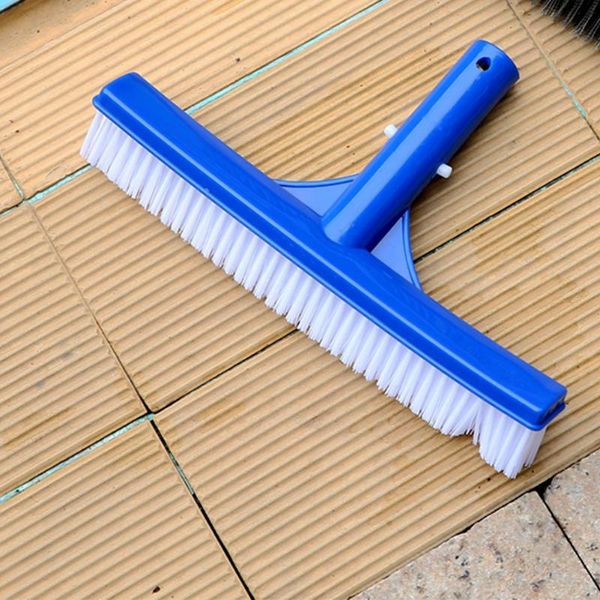 Cleaner 10 Inch Cleaning Brush Tip Walls Spa Plastic Accessories Broom Swimming Pool Portable Algae Curved Heavy Duty Surfaces