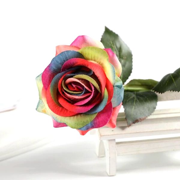 10pcs colorful artificial silk flower rainbow rose flower real touch wedding home decoration room decor simulation flower branch
10pcs colorful artificial silk flower rainbow rose flower real touch wedding home decoration room decor simulation flower branch
