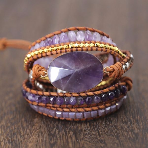 vintage boho bohemia natural purple crystal wrap bracelets handmade leather amethyst silver beads woven bangles women jewelry, Golden;silver
vintage boho bohemia natural purple crystal wrap bracelets handmade leather amethyst silver beads woven bangles women jewelry, Golden;silver