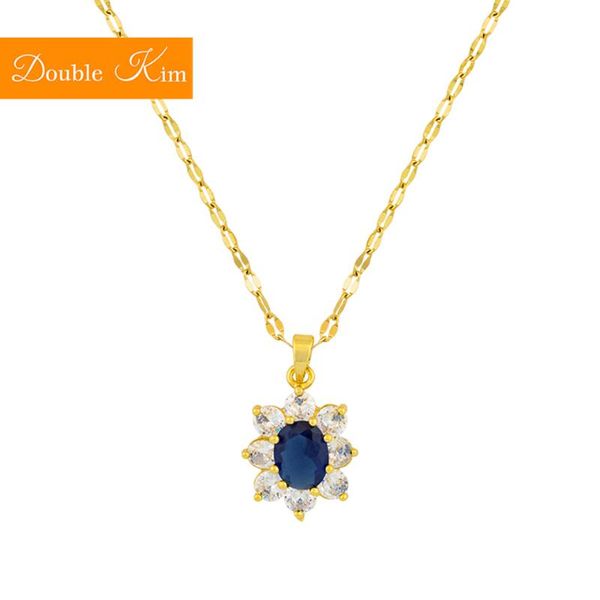 sun blue zircon pendant necklace titanium stainless steel gold chain necklace inlaid zircon fashion trendy women jewelry gift, Silver
sun blue zircon pendant necklace titanium stainless steel gold chain necklace inlaid zircon fashion trendy women jewelry gift, Silver