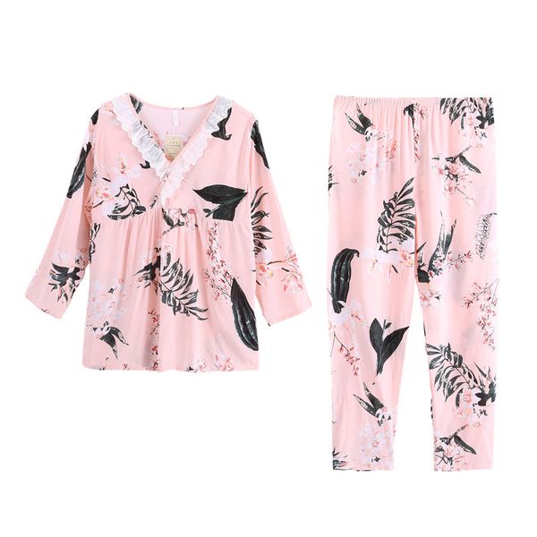 qweek summer new v-neck lace edging pajamas for women 2019 new loose comfortable cotton sleepwear fashion lounge nightwear, Black;red
qweek summer new v-neck lace edging pajamas for women 2019 new loose comfortable cotton sleepwear fashion lounge nightwear, Black;red