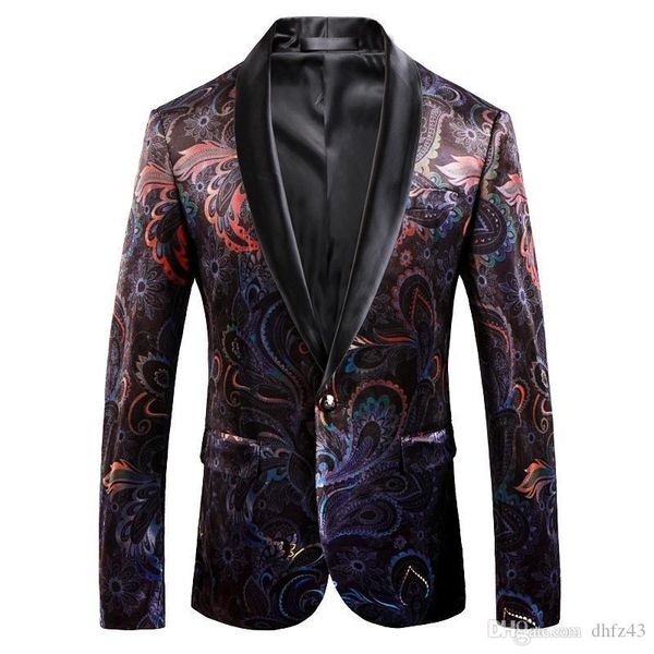 2018 spring autumn fashion print men blazer plus size blazers men long sleeve turn down collar men's blazer, White;black
2018 spring autumn fashion print men blazer plus size blazers men long sleeve turn down collar men's blazer, White;black