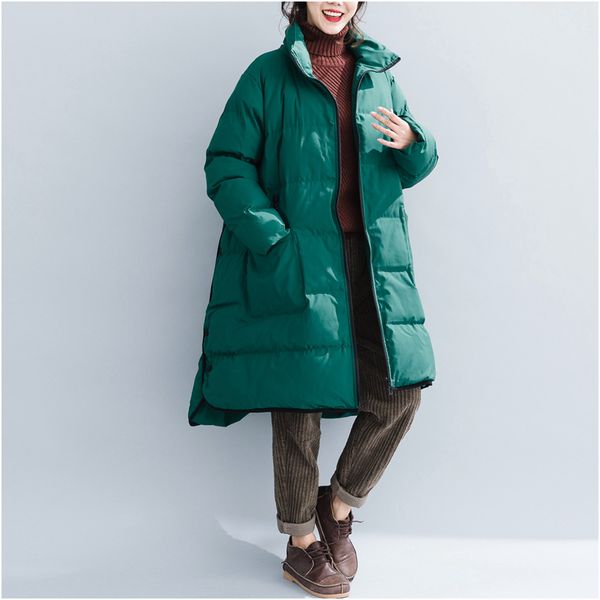 thicken warm female down coats oversize winter outerwear women parka jacket, Black
thicken warm female down coats oversize winter outerwear women parka jacket, Black