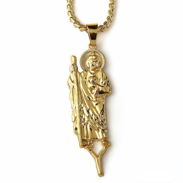 new 18k real gold plated rap hip hop jesus full pendant style necklace men snake chain 80 cm, Silver
new 18k real gold plated rap hip hop jesus full pendant style necklace men snake chain 80 cm, Silver