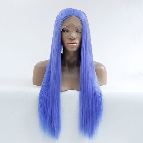synthetic wigs wholesale glueless 13x4 lace front long silky straight heat resistant hair cosplay party present, Black
synthetic wigs wholesale glueless 13x4 lace front long silky straight heat resistant hair cosplay party present, Black