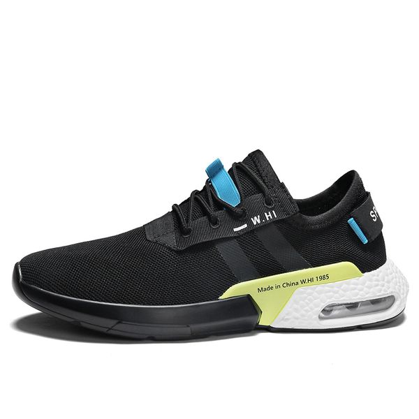 men's air cushion running shoes mesh breathable shoes sport outdoor sneakers comfortable lightweight running, Black
men's air cushion running shoes mesh breathable shoes sport outdoor sneakers comfortable lightweight running, Black