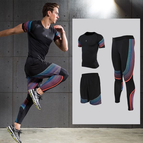 men's running sets sports sets compression shirts leggings with shorts for running joggers gym fitness ball games, Black;blue
men's running sets sports sets compression shirts leggings with shorts for running joggers gym fitness ball games, Black;blue