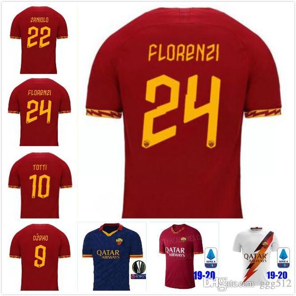 19 20 totti rome soccer jersey de rossi zaniolo football shirt roma pellegrini manolas camisa de futebol as maillot de foot, Black;yellow
19 20 totti rome soccer jersey de rossi zaniolo football shirt roma pellegrini manolas camisa de futebol as maillot de foot, Black;yellow
