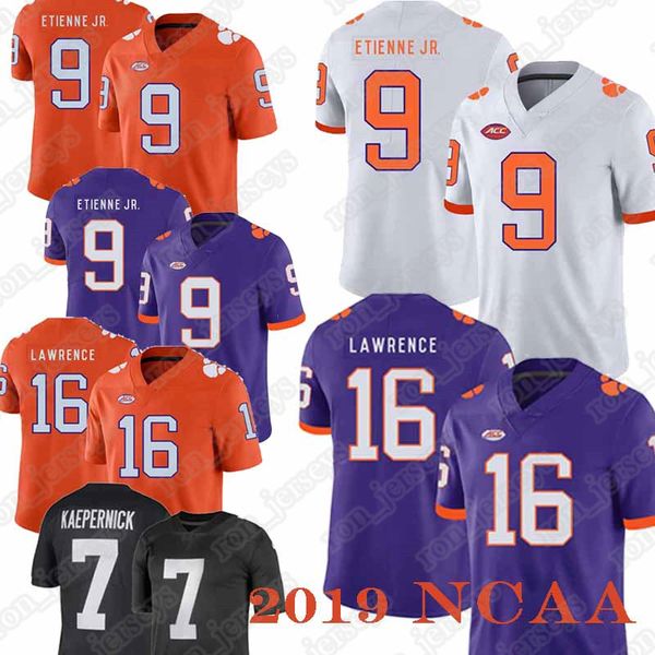 NCAA jerseys 16 Trevor Lawrence jerseys 9 Travis Etienne Jr. 7 Kaepernick. jersey 2019 Mens high quality uniform
NCAA jerseys 16 Trevor Lawrence jerseys 9 Travis Etienne Jr. 7 Kaepernick. jersey 2019 Mens high quality uniform