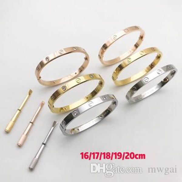 rose gold 316l stainless steel screw bracelet with screwdriver and stone screw, Black
rose gold 316l stainless steel screw bracelet with screwdriver and stone screw, Black