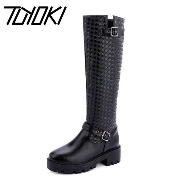 new fashion ladies round toe square heel knee boots women buckle style knight boot autumn winter footwear shoes woman size 33-43, Black
new fashion ladies round toe square heel knee boots women buckle style knight boot autumn winter footwear shoes woman size 33-43, Black