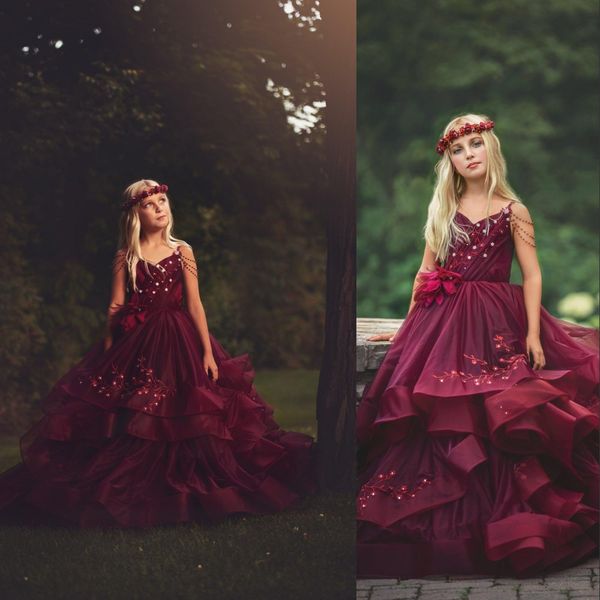 2023 girls pageant dresses burgundy ball gown lace crystal beads organza ruffles kids party birthday gowns flower girls dresses, White;red
2023 girls pageant dresses burgundy ball gown lace crystal beads organza ruffles kids party birthday gowns flower girls dresses, White;red