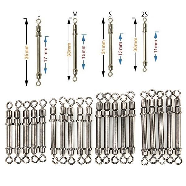 fishing hook connector rolling swivels lead sheath tube strong elastic swivels fishing tackle