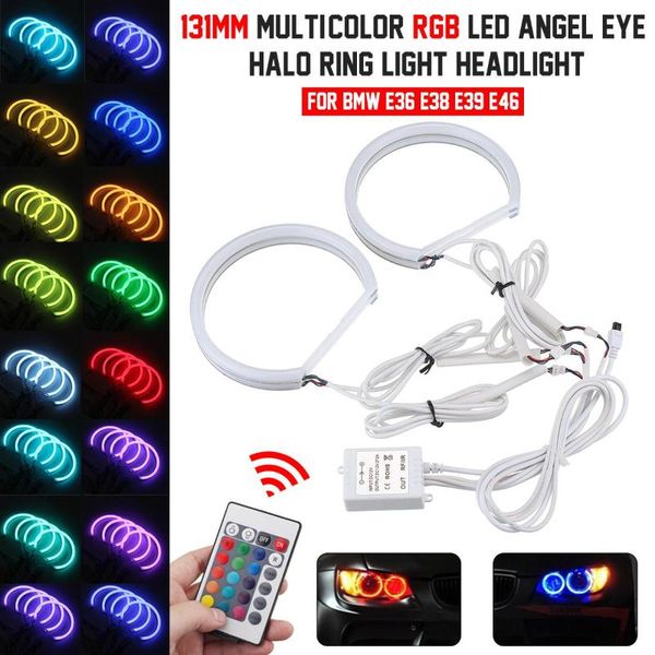 4x131mm car auto halo rings cotton lights smd led angel eyes headlight for e36 e38 e39 e46 rgb car styling
4x131mm car auto halo rings cotton lights smd led angel eyes headlight for e36 e38 e39 e46 rgb car styling
