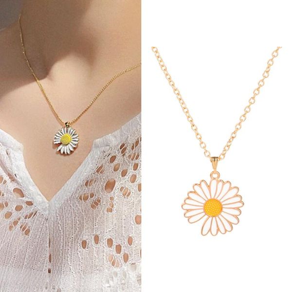 anniversary popular small daisies pendant symbol necklace sun flower necklace jewelry gift for women girls, Silver
anniversary popular small daisies pendant symbol necklace sun flower necklace jewelry gift for women girls, Silver