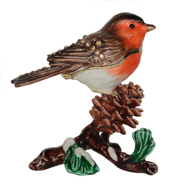 chickadee on pine cone trinket box bird figurine decoration jewelry box christmas collectible gifts birthday gift, Black;white
chickadee on pine cone trinket box bird figurine decoration jewelry box christmas collectible gifts birthday gift, Black;white