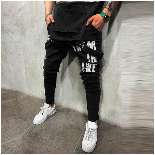 jeans new fashion mens hole pocket jeans overall long jumpsuit streetwear overall suspender pants high quality, Black
jeans new fashion mens hole pocket jeans overall long jumpsuit streetwear overall suspender pants high quality, Black