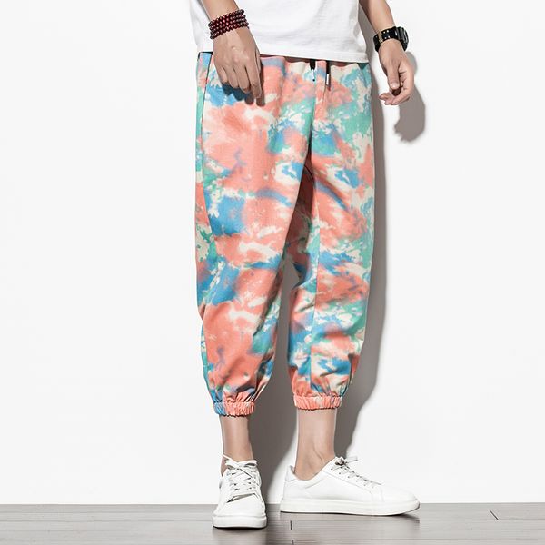 men printed joogers pants 2020 mens calf-length japanese style cotton streetwear harem pants male vintage sweatpants trouser, Black
men printed joogers pants 2020 mens calf-length japanese style cotton streetwear harem pants male vintage sweatpants trouser, Black