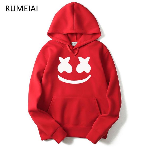 rumeiai 2017 autumn winter new brand marshmello face hoodies men casual hoodies sweatshirt sportswear male fleece hooded jacket, Black
rumeiai 2017 autumn winter new brand marshmello face hoodies men casual hoodies sweatshirt sportswear male fleece hooded jacket, Black