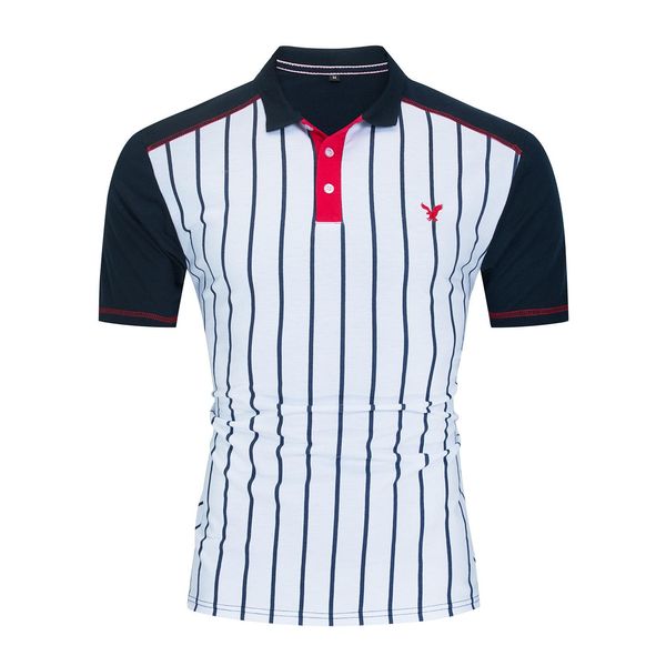 spring and summer new fashion polo shirt striped european size men's casual loose short sleeve polo shirt men shirt size s-2xl, White;black
spring and summer new fashion polo shirt striped european size men's casual loose short sleeve polo shirt men shirt size s-2xl, White;black