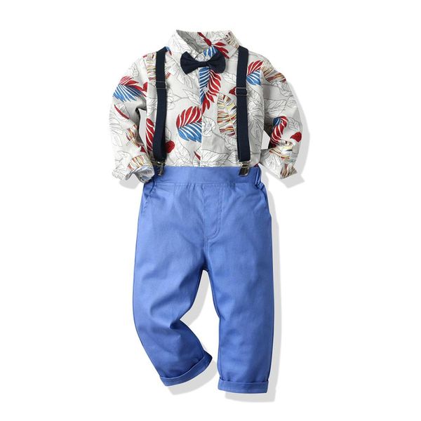 children's clothing spring and autumn boy bow tie cardigan shirt + trousers + suspenders hawaiian vacation clothing 2 piece set, White
children's clothing spring and autumn boy bow tie cardigan shirt + trousers + suspenders hawaiian vacation clothing 2 piece set, White
