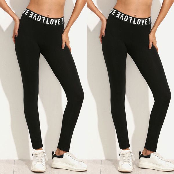 women ladies casual active skinny leggings love letter print black high waist elastic waist ankle-length show thin leggings
women ladies casual active skinny leggings love letter print black high waist elastic waist ankle-length show thin leggings