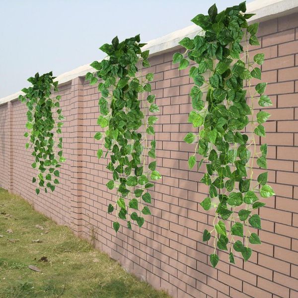 wholesale- green artificial fake hanging vine plant leaves garland home garden wall decoration supplies 90x 4 cm
wholesale- green artificial fake hanging vine plant leaves garland home garden wall decoration supplies 90x 4 cm