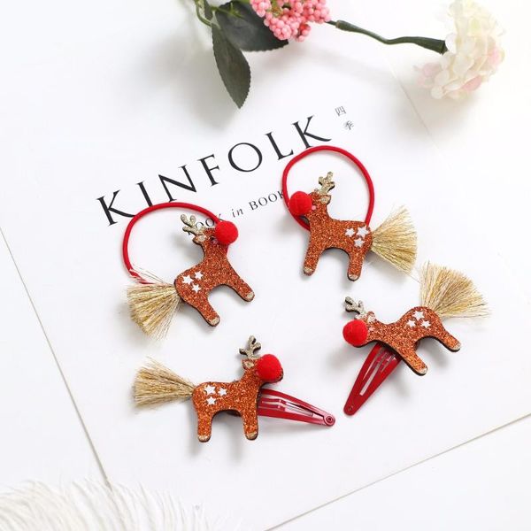 5sets boutique cute pom pom barrettes solid glitter deer hair ties elastic hair bands xmas new year party fashion headware, Slivery;white
5sets boutique cute pom pom barrettes solid glitter deer hair ties elastic hair bands xmas new year party fashion headware, Slivery;white