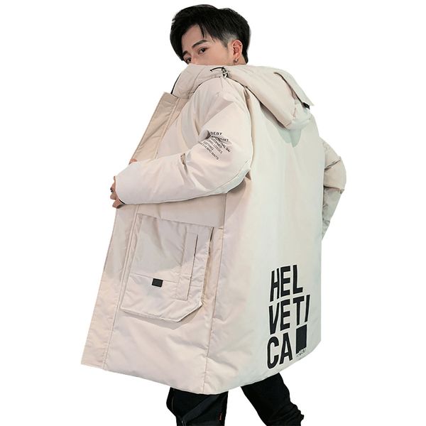 fgkks winter brand men hooded down jackets men's solid color jacket male fashion warm long section down coats, Black
fgkks winter brand men hooded down jackets men's solid color jacket male fashion warm long section down coats, Black