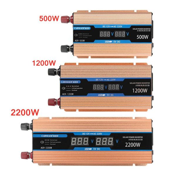 double lcd display inverter 500/1200/2200w dc 12v/ac 220v voltage transformer modified sine wave power inverter smart car power
double lcd display inverter 500/1200/2200w dc 12v/ac 220v voltage transformer modified sine wave power inverter smart car power