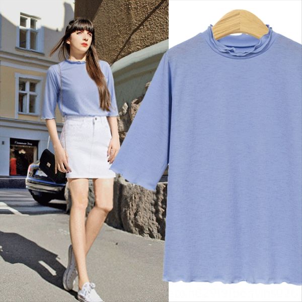 2019 summer women's loose solid color short sleeve all-match t-shirt 2019 summer women's loose solid color short sleeve all-match, White
2019 summer women's loose solid color short sleeve all-match t-shirt 2019 summer women's loose solid color short sleeve all-match, White