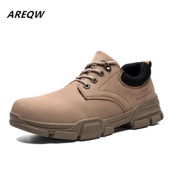 2020 men casual leather shoes men martins leather shoes work safety winter waterproof ankle botas, Black
2020 men casual leather shoes men martins leather shoes work safety winter waterproof ankle botas, Black