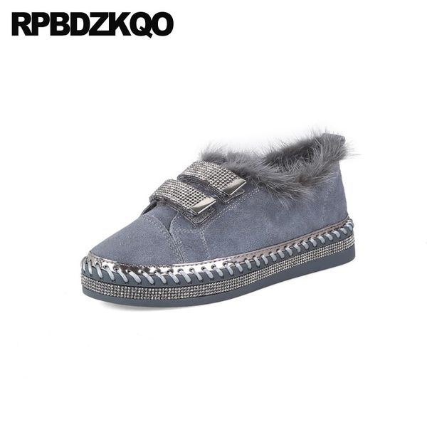 crystal round toe suede genuine leather flats fur designer shoes china black grey diamond brand women leisure 2019 rhinestone
crystal round toe suede genuine leather flats fur designer shoes china black grey diamond brand women leisure 2019 rhinestone