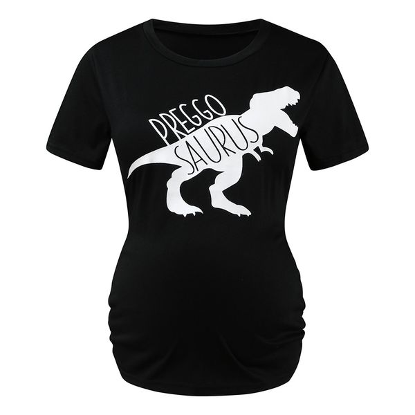 maternity clothes blouse cotton summer dinosaur short sleeve nursing breastfeeding clothing for pregnant women t-shirt zf, White 
maternity clothes blouse cotton summer dinosaur short sleeve nursing breastfeeding clothing for pregnant women t-shirt zf, White