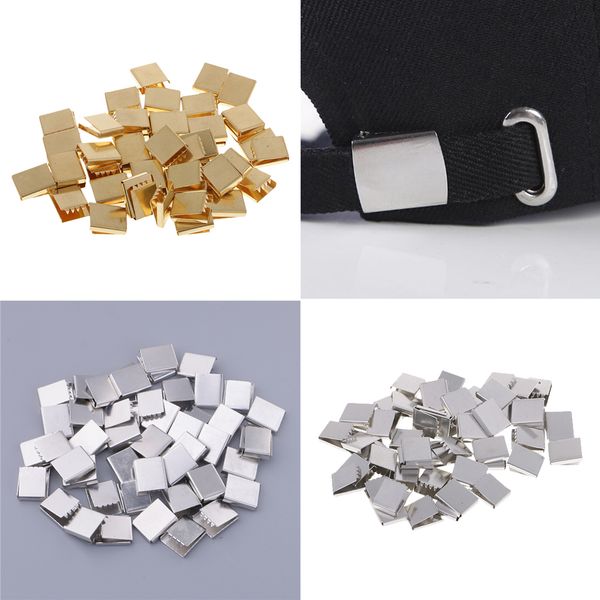 100pcs silver + golden metal belt buckle end tip for cotton webbing tag bag decoration, Black
100pcs silver + golden metal belt buckle end tip for cotton webbing tag bag decoration, Black