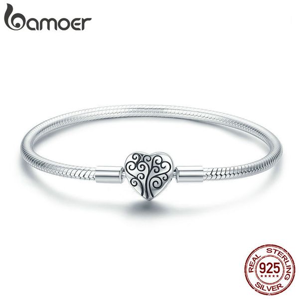 bamoer 100% 925 sterling silver spring tree of life heart shape clasp snake chain bracelet sterling silver jewelry s925 scb066 cx200702, Black
bamoer 100% 925 sterling silver spring tree of life heart shape clasp snake chain bracelet sterling silver jewelry s925 scb066 cx200702, Black