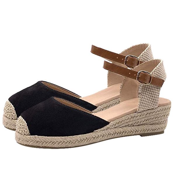 jaycosin 2019 fashion women sandals new buckle strap wedges flat female summer autumn weaving breathable beach shoe casual flats, Black
jaycosin 2019 fashion women sandals new buckle strap wedges flat female summer autumn weaving breathable beach shoe casual flats, Black