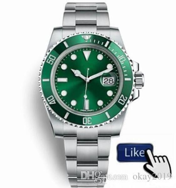 new orologio di lusso glide lock clasp strap mens new automatic watch green watches 116610lv orologio automatico wristwatch orologi da uomo
new orologio di lusso glide lock clasp strap mens new automatic watch green watches 116610lv orologio automatico wristwatch orologi da uomo
