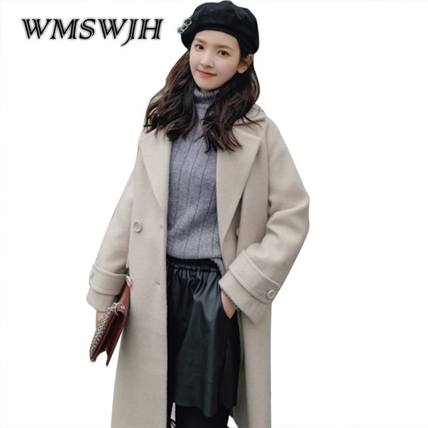 wmswjh brand woolen coat women 2019 new office lady winter coat long overcoat fashion loose plus size casual outerwear a217, Black
wmswjh brand woolen coat women 2019 new office lady winter coat long overcoat fashion loose plus size casual outerwear a217, Black