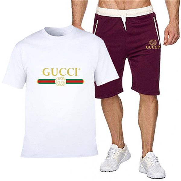 new arrivals summer mens tracksuit short sleeve t-shirt+shorts casual pullover sports suit cotton brand sports set men's round neck spo, Gray
new arrivals summer mens tracksuit short sleeve t-shirt+shorts casual pullover sports suit cotton brand sports set men's round neck spo, Gray