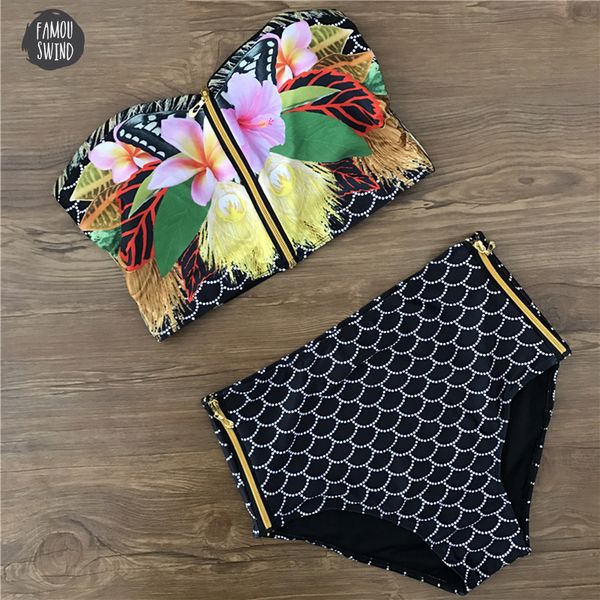 women bikinis new fashion floral biquini zipper padded black high waist bikini swim swimwear bra drop shipping, White;black
women bikinis new fashion floral biquini zipper padded black high waist bikini swim swimwear bra drop shipping, White;black