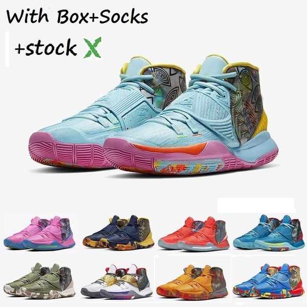 stock x kyrie 6 all star basketball shoes irving 6s men youth zoom sport training designer black blue sneakers high ankle size 40-46
stock x kyrie 6 all star basketball shoes irving 6s men youth zoom sport training designer black blue sneakers high ankle size 40-46