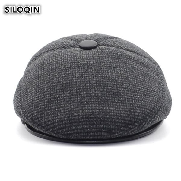 siloqin thick warm berets caps for men autumn winter british retro men's tongue cap with earmuffs warmth visor hat flat cap new, Blue;gray
siloqin thick warm berets caps for men autumn winter british retro men's tongue cap with earmuffs warmth visor hat flat cap new, Blue;gray