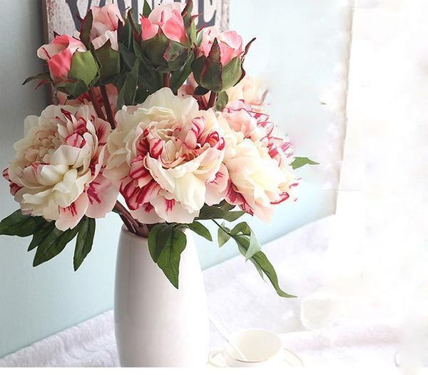 5colors realistic spring artificial moisturizing handfeel peony silk flower arrangement wholesale weddding or home room decoration
5colors realistic spring artificial moisturizing handfeel peony silk flower arrangement wholesale weddding or home room decoration